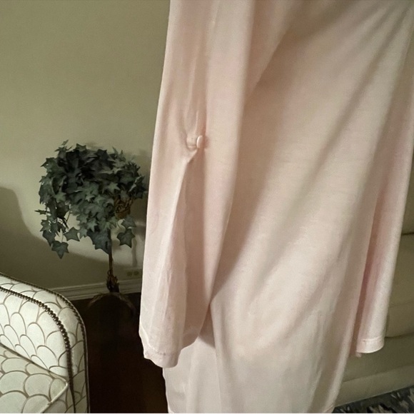 Coldwater Creek Open Waterfall Button Roll Tab Cardigan Pale Pink Size S (6-8) - Picture 8 of 15